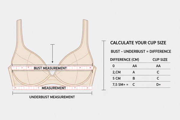 راهنمای محاسبه کاپ سوتین