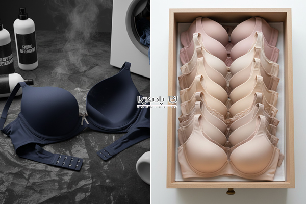 نگهداری و چیدمان اصولی سوتین نیم‌تن کاپ‌دار در کشو