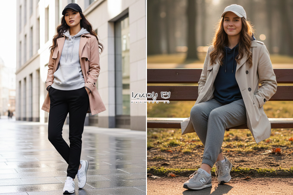 تیپ اسپرت با ترنچکت کوتاه