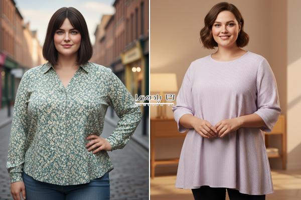 شومیز گلدار برای افراد چاق و شکم دار مناسبه؟