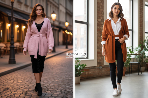 استایل با کاردیگان اورسایز