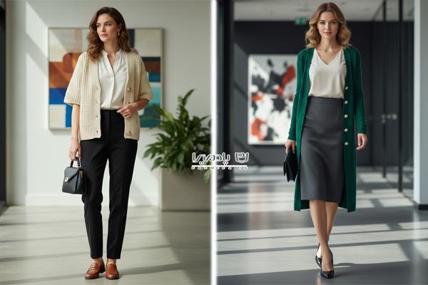 استایل رسمی و نیمه‌رسمی با کاردیگان