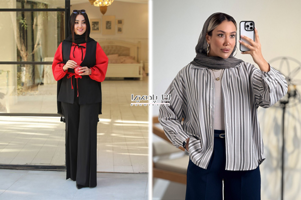 ست شلوار مازراتی با شومیز