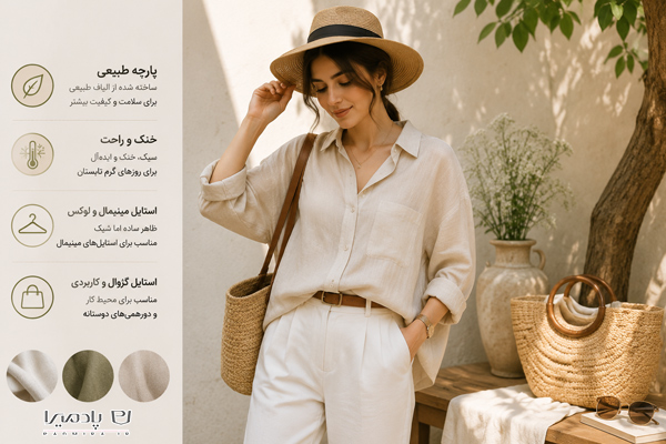 چرا شومیز لینن دوباره ترند شده است؟