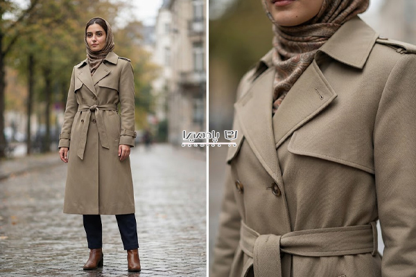 پارچه ترنچ برای مانتو پاییزی